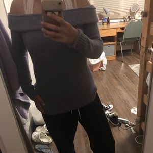 Forever 21 purple body hug sweater